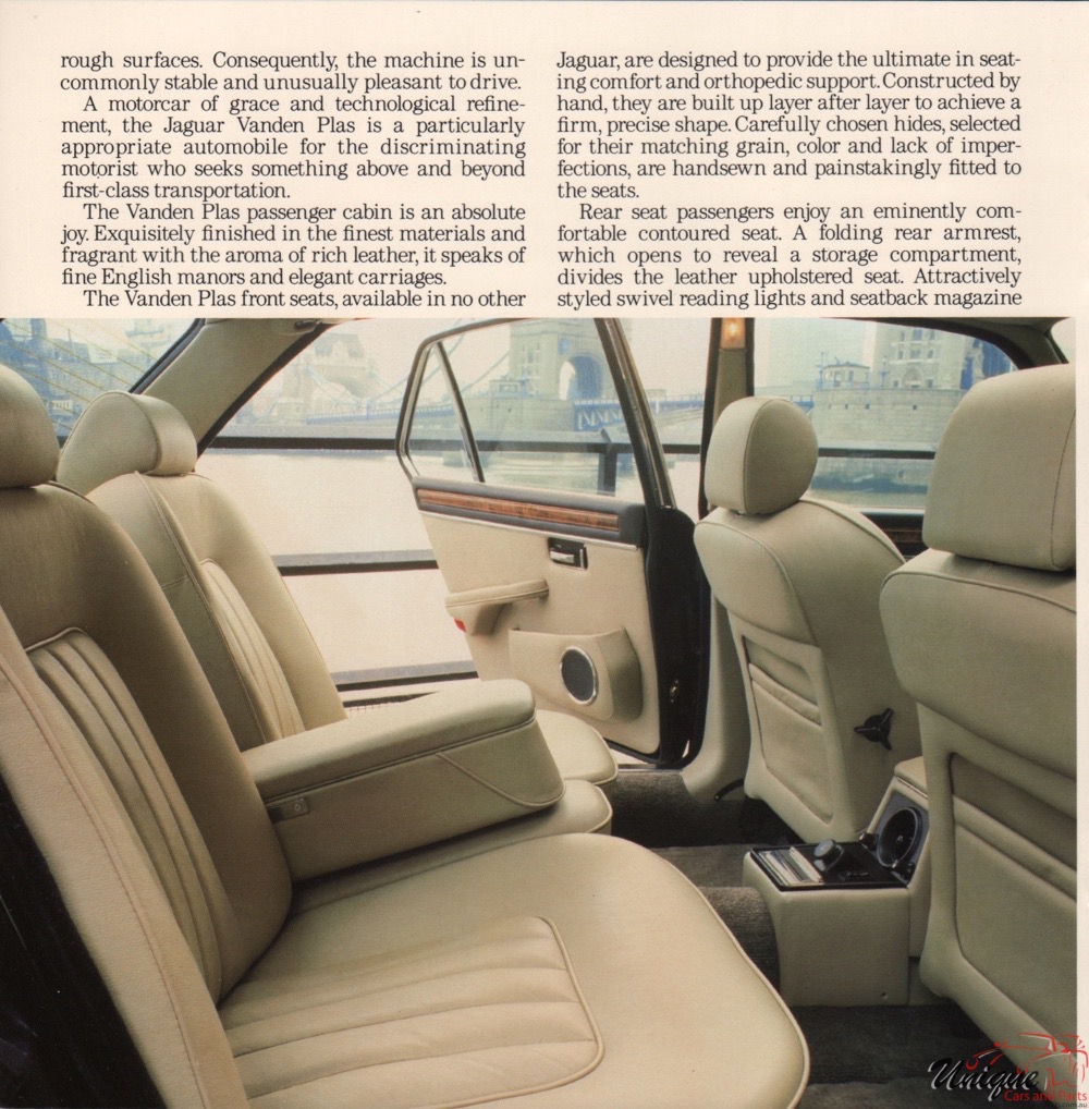 1986 Jaguar Model Lineup Brochure Page 6